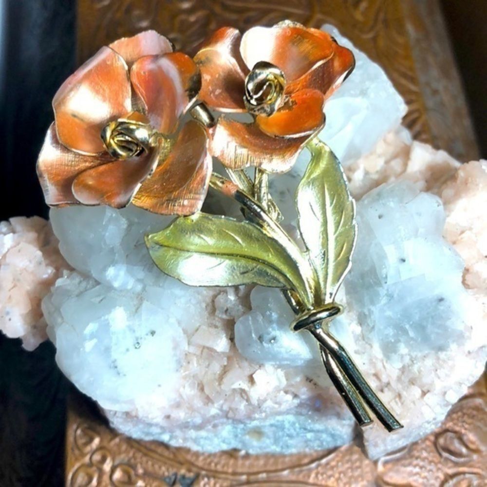 Vintage Rose Brooch